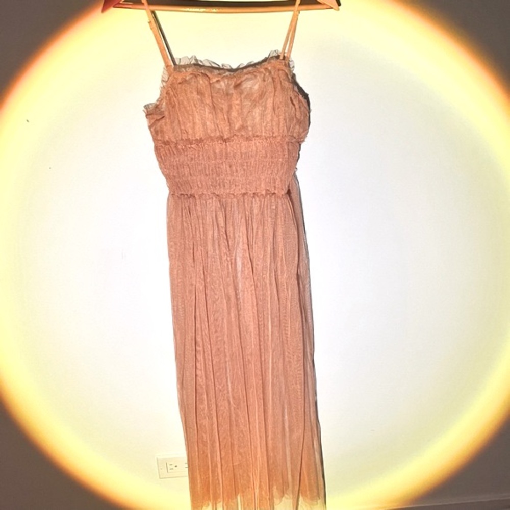 f21 Sheer Tulle Gown